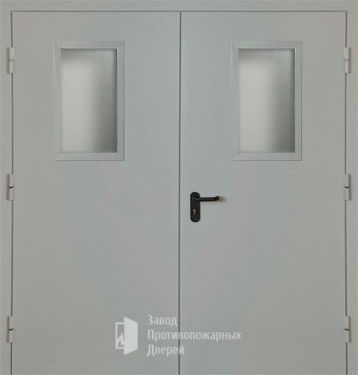Фото двери «Двупольная со стеклом EI-30» в Краснодару
